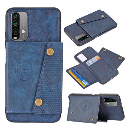 Double Buckle PU + TPU Shockproof Magnetic Protective Case with Card Slot & Holder, For OnePlus 9, For OnePlus 9 Pro, For OPPO A94, For Xiaomi Redmi K40, For Xiaomi Redmi Note 9 4G, For Xiaomi Redmi Note 10, For Samsung Galaxy A32 4G