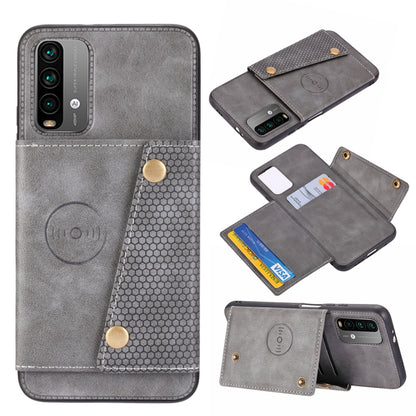 Double Buckle PU + TPU Shockproof Magnetic Protective Case with Card Slot & Holder, For OnePlus 9, For OnePlus 9 Pro, For OPPO A94, For Xiaomi Redmi K40, For Xiaomi Redmi Note 9 4G, For Xiaomi Redmi Note 10, For Samsung Galaxy A32 4G