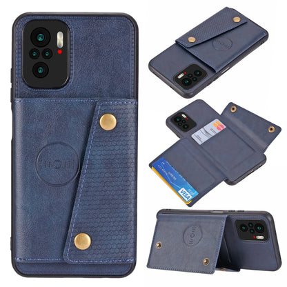 Double Buckle PU + TPU Shockproof Magnetic Protective Case with Card Slot & Holder, For OnePlus 9, For OnePlus 9 Pro, For OPPO A94, For Xiaomi Redmi K40, For Xiaomi Redmi Note 9 4G, For Xiaomi Redmi Note 10, For Samsung Galaxy A32 4G