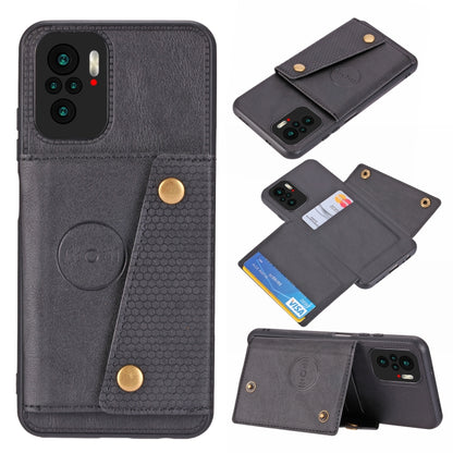 Double Buckle PU + TPU Shockproof Magnetic Protective Case with Card Slot & Holder, For OnePlus 9, For OnePlus 9 Pro, For OPPO A94, For Xiaomi Redmi K40, For Xiaomi Redmi Note 9 4G, For Xiaomi Redmi Note 10, For Samsung Galaxy A32 4G