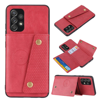 Double Buckle PU + TPU Shockproof Magnetic Protective Case with Card Slot & Holder, For OnePlus 9, For OnePlus 9 Pro, For OPPO A94, For Xiaomi Redmi K40, For Xiaomi Redmi Note 9 4G, For Xiaomi Redmi Note 10, For Samsung Galaxy A32 4G