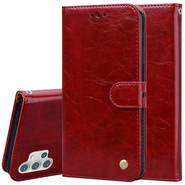Business Style Oil Wax Texture Horizontal Flip Leather Case with Holder & Card Slots & Wallet, For Samsung Galaxy A12, For Samsung Galaxy A32 4G, For Samsung Galaxy A32 5G, For Samsung Galaxy A42 5G, For Samsung Galaxy A52 5G / 4G                      ...