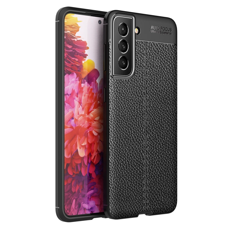 Litchi Texture TPU Shockproof Case, For Samsung Galaxy S21 FE