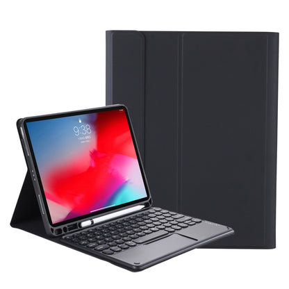 YT098B-A Detachable Candy Color Skin Feel Texture Round Keycap Bluetooth Keyboard Leather Case with Touch Control For iPad Air 11 2024 / 2025 / Air 4 10.9 2020 / Air 5 10.9 2022 (Purple), For iPad 9.7 inch 2018 & 2017 / Pro 9.7 inch / Air 2 / Air      ...
