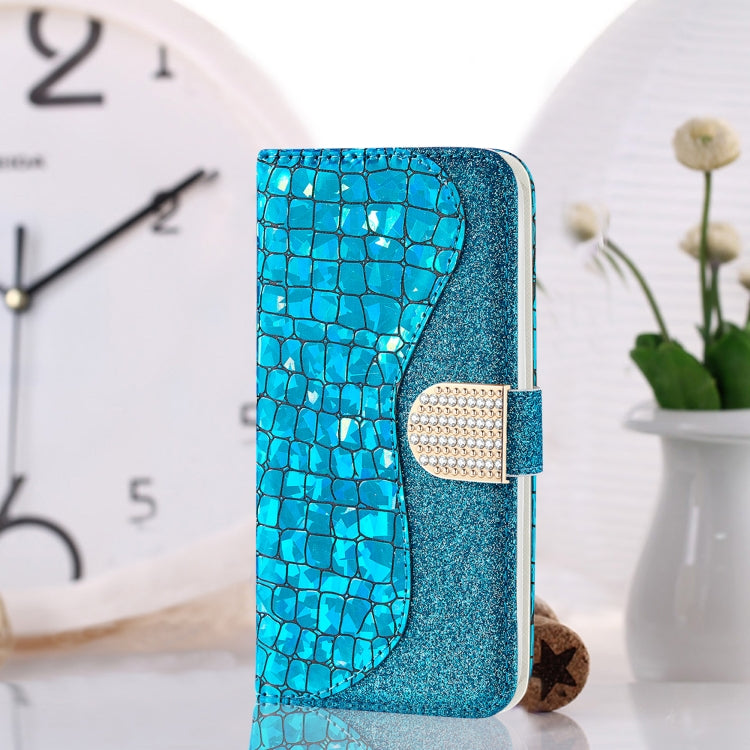 Laser Glitter Powder Matching Crocodile Texture Horizontal Flip Leather Case with Card Slots & Holder & Wallet, For Xiaomi Redmi Note 9 5G, For Xiaomi Redmi Note 10 4G, For Xiaomi Redmi Note 10 Pro, For Samsung Galaxy A02 / M02                         ...