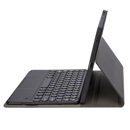 YA098B-A Detachable Lambskin Texture Round Keycap Bluetooth Keyboard Leather Case with Touch Control & Pen Slot & Stand, For iPad Air 5 / 4 10.9 inch 2020 / Pro 11 inch 2020 / 2018, For iPad 10.2 (2020) & (2019) / Air 3 10.5 inch / Pro 10.5 inch       ...