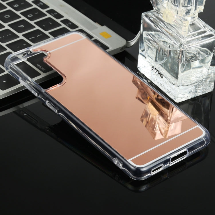 TPU + Acrylic Luxury Plating Mirror Phone Case Cover, For Samsung Galaxy S21 Ultra 5G, For Samsung Galaxy S21 5G, For Samsung Galaxy S21+ 5G