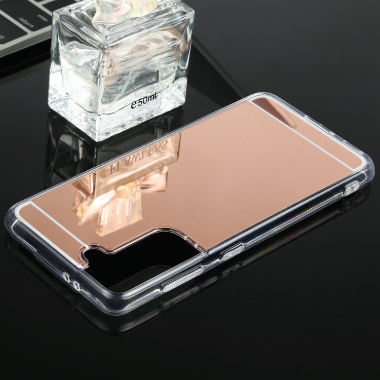 TPU + Acrylic Luxury Plating Mirror Phone Case Cover, For Samsung Galaxy S21 Ultra 5G, For Samsung Galaxy S21 5G, For Samsung Galaxy S21+ 5G