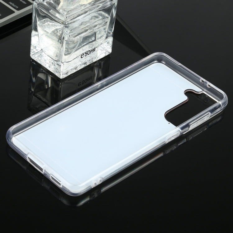 TPU + Acrylic Luxury Plating Mirror Phone Case Cover, For Samsung Galaxy S21 Ultra 5G, For Samsung Galaxy S21 5G, For Samsung Galaxy S21+ 5G