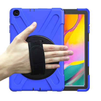 Shockproof Colorful Silicone + PC Protective Case with Holder & Shoulder Strap & Hand Strap, For Samsung Galaxy Tab A7 10.4 2020 T500 / T505, For Samsung Galaxy Tab A 8.4 2020 T307U, For Samsung Galaxy Tab A 10.1 (2019) T515 / T510