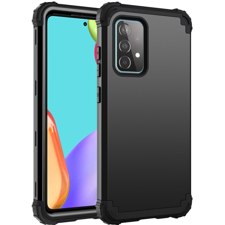 PC + Silicone Three-piece Shockproof Protection Case, For Samsung Galaxy A52 4G / 5G, For Samsung Galaxy A72 4G / 5G