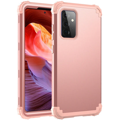 PC + Silicone Three-piece Shockproof Protection Case, For Samsung Galaxy A52 4G / 5G, For Samsung Galaxy A72 4G / 5G