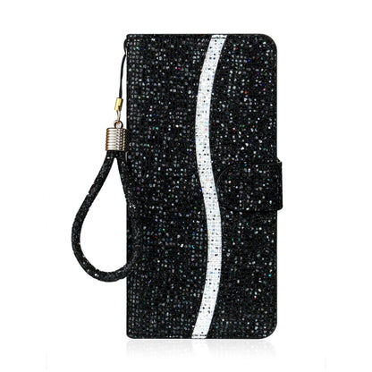 Glitter Powder Horizontal Flip Leather Case with Card Slots & Holder & Lanyard, For Samsung Galaxy A52 5G / 4G, For Samsung Galaxy A72 5G / 4G, For Samsung Galaxy S21 FE