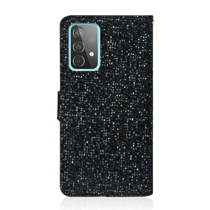 Glitter Powder Horizontal Flip Leather Case with Card Slots & Holder & Lanyard, For Samsung Galaxy A52 5G / 4G, For Samsung Galaxy A72 5G / 4G, For Samsung Galaxy S21 FE