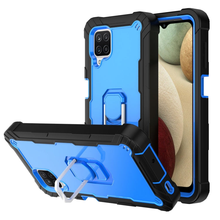 PC + Rubber 3-layers Shockproof Protective Case with Rotating Holder, For Samsung Galaxy A02s, For Samsung Galaxy A12 5G, For Samsung Galaxy A32 5G, For Samsung Galaxy A72 5G / 4G