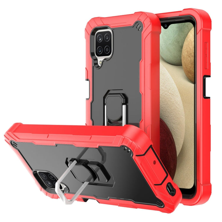 PC + Rubber 3-layers Shockproof Protective Case with Rotating Holder, For Samsung Galaxy A02s, For Samsung Galaxy A12 5G, For Samsung Galaxy A32 5G, For Samsung Galaxy A72 5G / 4G