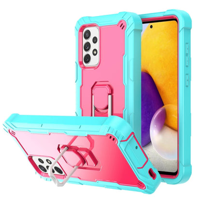 PC + Rubber 3-layers Shockproof Protective Case with Rotating Holder, For Samsung Galaxy A02s, For Samsung Galaxy A12 5G, For Samsung Galaxy A32 5G, For Samsung Galaxy A72 5G / 4G