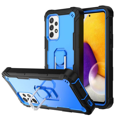 PC + Rubber 3-layers Shockproof Protective Case with Rotating Holder, For Samsung Galaxy A02s, For Samsung Galaxy A12 5G, For Samsung Galaxy A32 5G, For Samsung Galaxy A72 5G / 4G