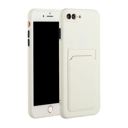 Card Slot Design Shockproof TPU Protective Case, For iPhone 8 & 7, For iPhone 8 Plus & 7 Plus, For iPhone 11, For iPhone 11 Pro