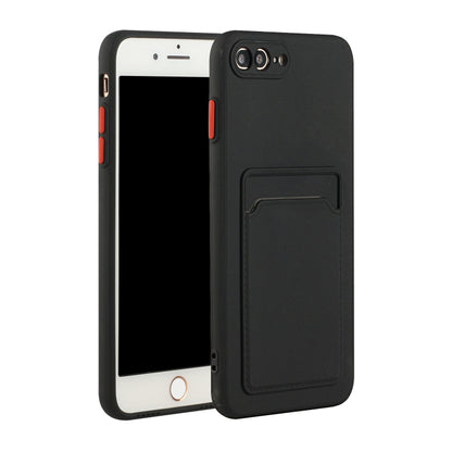 Card Slot Design Shockproof TPU Protective Case, For iPhone 8 & 7, For iPhone 8 Plus & 7 Plus, For iPhone 11, For iPhone 11 Pro