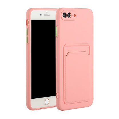 Card Slot Design Shockproof TPU Protective Case, For iPhone 8 & 7, For iPhone 8 Plus & 7 Plus, For iPhone 11, For iPhone 11 Pro