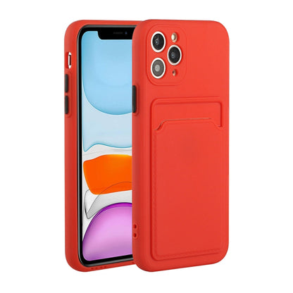 Card Slot Design Shockproof TPU Protective Case, For iPhone 8 & 7, For iPhone 8 Plus & 7 Plus, For iPhone 11, For iPhone 11 Pro