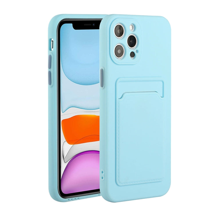 Card Slot Design Shockproof TPU Protective Case, For iPhone 11 Pro Max, For iPhone 12 mini, For iPhone 12, For iPhone 12 Pro