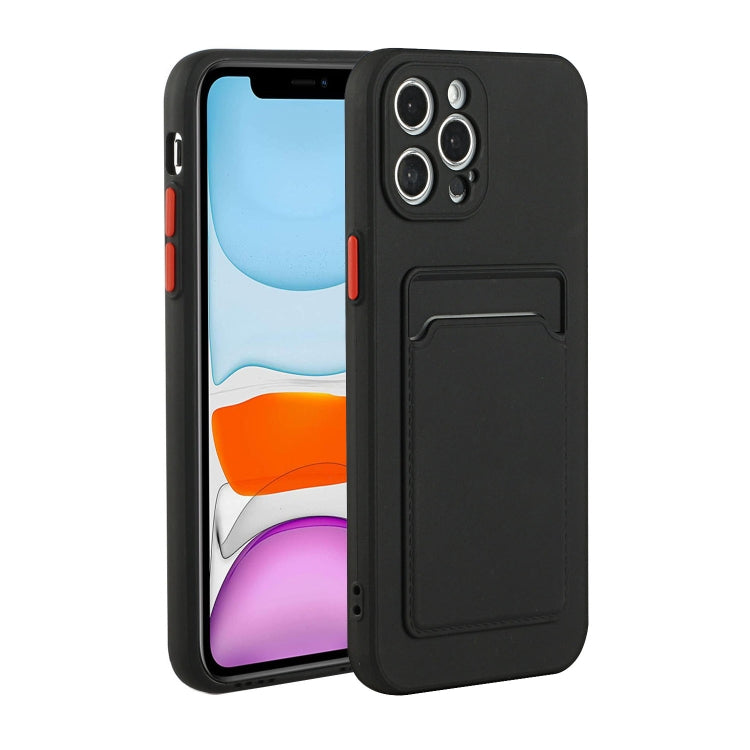 Card Slot Design Shockproof TPU Protective Case, For iPhone 12 Pro Max, For iPhone X / XS, For iPhone XR, For iPhone XS Max