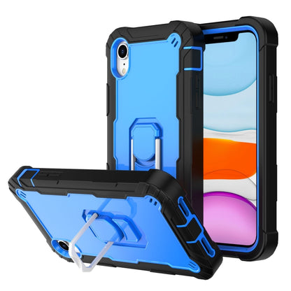 PC + Rubber 3-layers Shockproof Protective Case with Rotating Holder, For iPhone XS / X, For iPhone XR, For iPhone XS Max