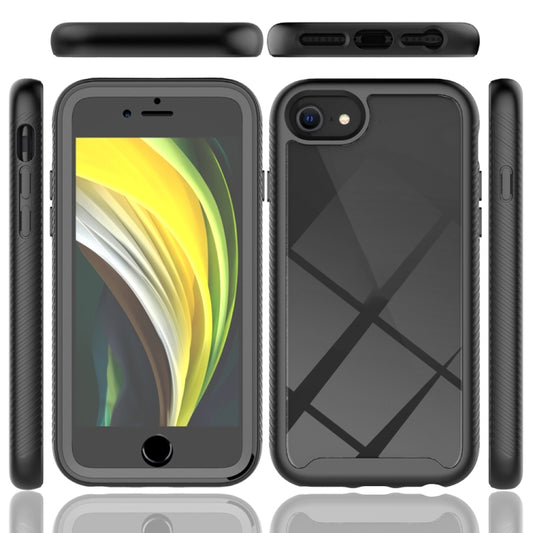 Starry Sky Solid Color Series Shockproof PC + TPU Case with PET Film, For iPhone 6, For iPhone 6 Plus, For iPhone SE 2022 / SE 2020 / 8 / 7, For iPhone 8 Plus / 7 Plus, For iPhone XS / X, For iPhone XR, For iPhone XS Max, For iPhone 11