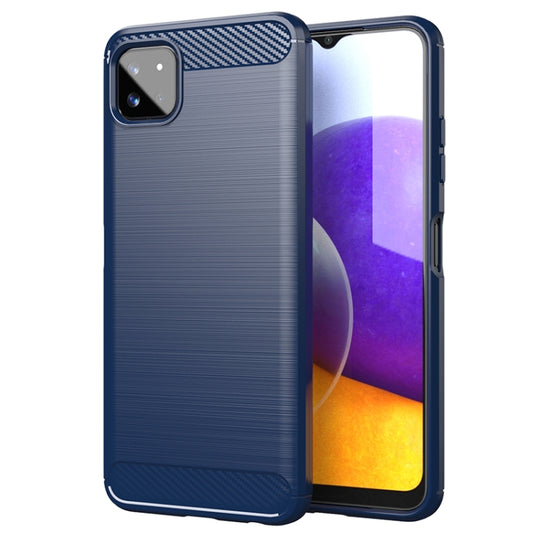Brushed Texture Carbon Fiber TPU Case, For Samsung Galaxy A22 5G, For Samsung Galaxy A82 5G