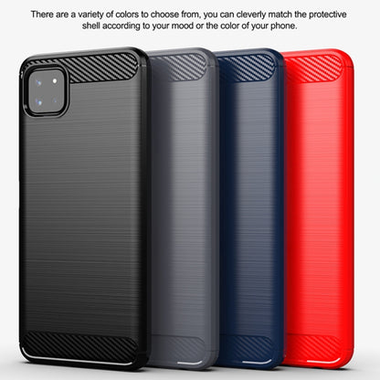 Brushed Texture Carbon Fiber TPU Case, For Samsung Galaxy A22 5G, For Samsung Galaxy A82 5G