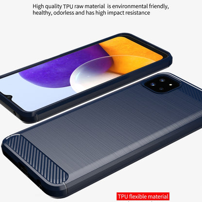 Brushed Texture Carbon Fiber TPU Case, For Samsung Galaxy A22 5G, For Samsung Galaxy A82 5G