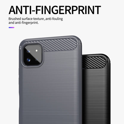Brushed Texture Carbon Fiber TPU Case, For Samsung Galaxy A22 5G, For Samsung Galaxy A82 5G