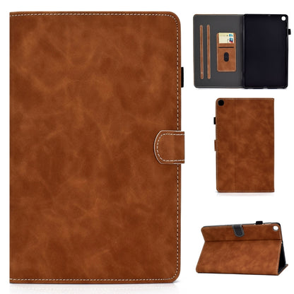 Cowhide Texture Horizontal Flip Leather Case with Holder & Card Slots & Pen Slot, For Samsung Galaxy Tab A7 Lite T220