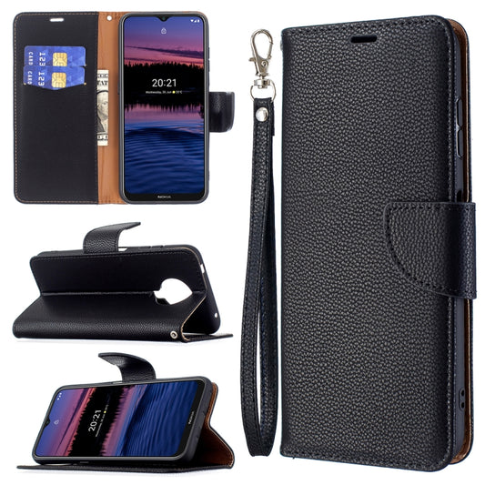 Litchi Texture Pure Color Horizontal Flip Leather Case with Holder & Card Slots & Wallet & Lanyard, For Nokia G20 / G10, For Nokia 1.4, For Samsung Galaxy S21 FE / S21 Lite, For Xiaomi Redmi K40 /K40 Pro