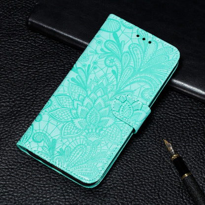 Lace Flower Embossing Pattern Horizontal Flip Leather Case with Holder & Card Slots & Wallet & Photo Frame, For Samsung Galaxy A22 4G, For Samsung Galaxy A22 5G, For Samsung Galaxy A82 5G, For Samsung Galaxy S21 FE, For Xiaomi Mi 11 Ultra