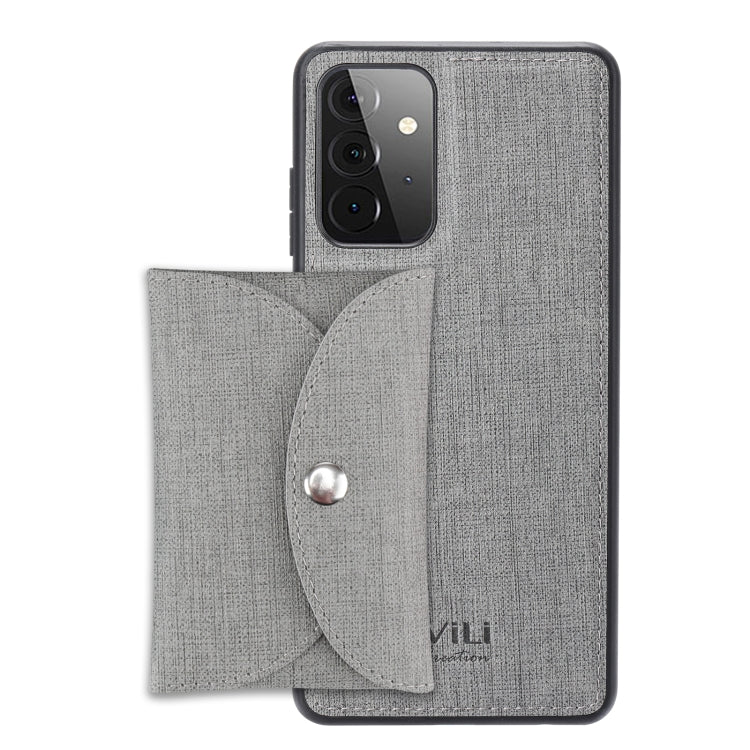 ViLi T Series TPU + PU Woven Fabric Magnetic Protective Case with Wallet, For Samsung Galaxy A12, For Samsung Galaxy A72 5G, For Samsung Galaxy S21 Ultra 5G, For Samsung Galaxy S21+ 5G, For Samsung Galaxy S21 5G, For Samsung Galaxy A32 5G              ...