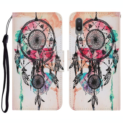 Coloured Drawing Pattern Horizontal Flip PU Leather Case with Holder & Card Slots & Wallet & Lanyard, For Samsung Galaxy A02, For Samsung Galaxy A22 4G, For Samsung Galaxy A22 5G