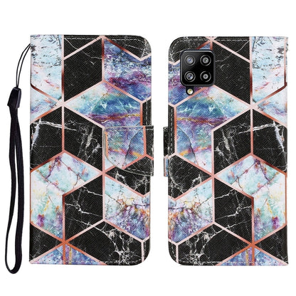 Coloured Drawing Pattern Horizontal Flip PU Leather Case with Holder & Card Slots & Wallet & Lanyard, For Samsung Galaxy A02, For Samsung Galaxy A22 4G, For Samsung Galaxy A22 5G