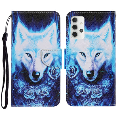 Coloured Drawing Pattern Horizontal Flip PU Leather Case with Holder & Card Slots & Wallet & Lanyard, For Samsung Galaxy A32 4G, For Samsung Galaxy S21 FE, For Xiaomi Redmi 9T