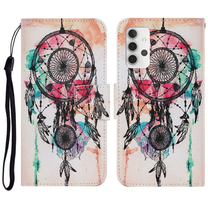 Coloured Drawing Pattern Horizontal Flip PU Leather Case with Holder & Card Slots & Wallet & Lanyard, For Samsung Galaxy A32 4G, For Samsung Galaxy S21 FE, For Xiaomi Redmi 9T
