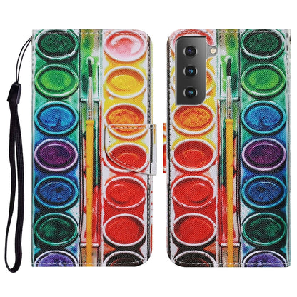 Coloured Drawing Pattern Horizontal Flip PU Leather Case with Holder & Card Slots & Wallet & Lanyard, For Samsung Galaxy A32 4G, For Samsung Galaxy S21 FE, For Xiaomi Redmi 9T
