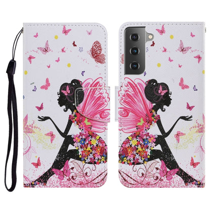 Coloured Drawing Pattern Horizontal Flip PU Leather Case with Holder & Card Slots & Wallet & Lanyard, For Samsung Galaxy A32 4G, For Samsung Galaxy S21 FE, For Xiaomi Redmi 9T