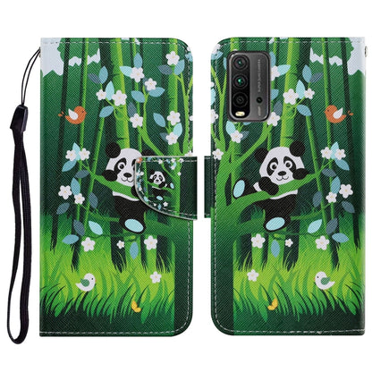 Coloured Drawing Pattern Horizontal Flip PU Leather Case with Holder & Card Slots & Wallet & Lanyard, For Samsung Galaxy A32 4G, For Samsung Galaxy S21 FE, For Xiaomi Redmi 9T
