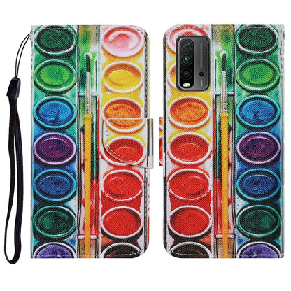 Coloured Drawing Pattern Horizontal Flip PU Leather Case with Holder & Card Slots & Wallet & Lanyard, For Samsung Galaxy A32 4G, For Samsung Galaxy S21 FE, For Xiaomi Redmi 9T