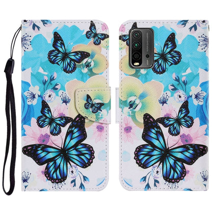 Coloured Drawing Pattern Horizontal Flip PU Leather Case with Holder & Card Slots & Wallet & Lanyard, For Samsung Galaxy A32 4G, For Samsung Galaxy S21 FE, For Xiaomi Redmi 9T
