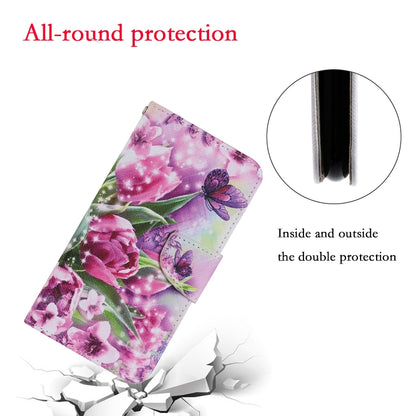 Coloured Drawing Pattern Horizontal Flip PU Leather Case with Holder & Card Slots & Wallet & Lanyard, For Xiaomi Redmi Note 10 4G, For Xiaomi Redmi Note 9T, For Xiaomi Redmi Note 10 Pro