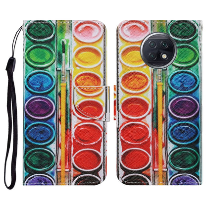 Coloured Drawing Pattern Horizontal Flip PU Leather Case with Holder & Card Slots & Wallet & Lanyard, For Xiaomi Redmi Note 10 4G, For Xiaomi Redmi Note 9T, For Xiaomi Redmi Note 10 Pro