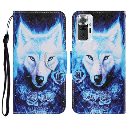 Coloured Drawing Pattern Horizontal Flip PU Leather Case with Holder & Card Slots & Wallet & Lanyard, For Xiaomi Redmi Note 10 4G, For Xiaomi Redmi Note 9T, For Xiaomi Redmi Note 10 Pro